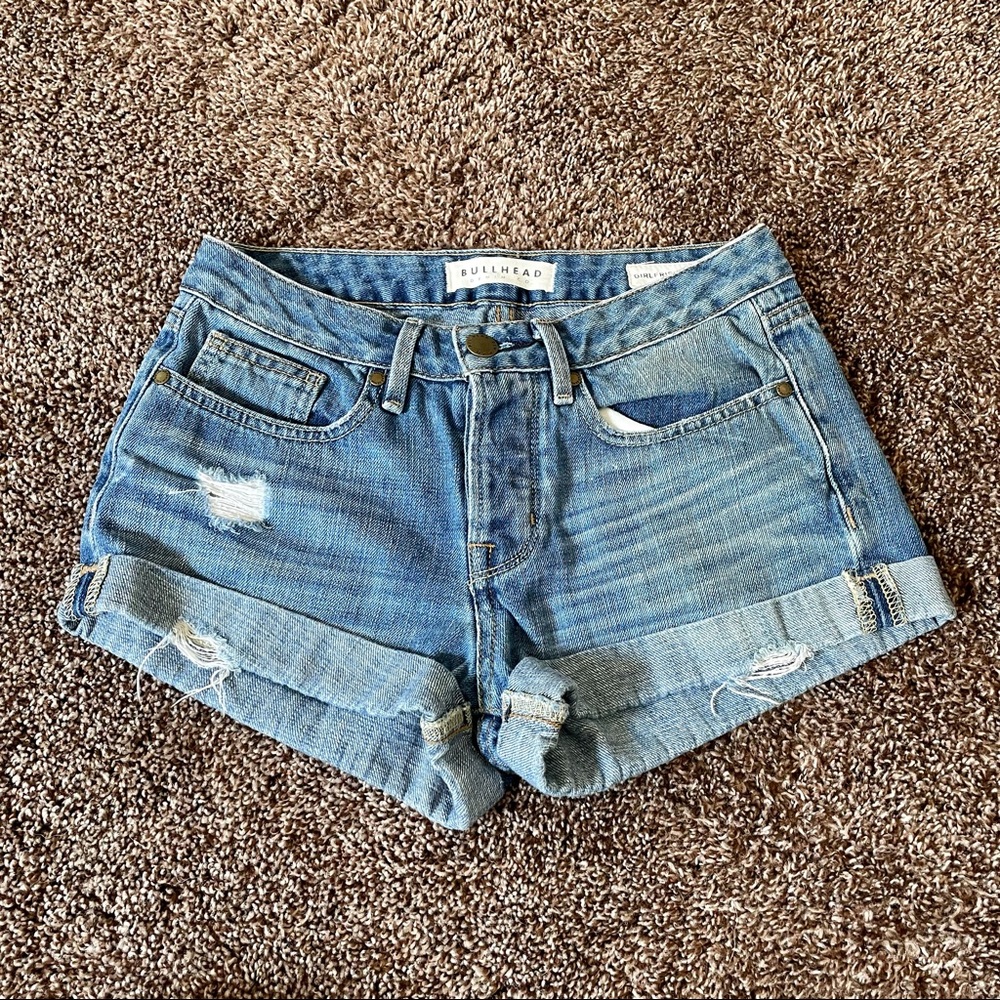 Bullhead Girlfriend Denim Shorts